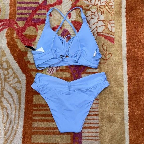 Soluna Swim Convertible Strap Bralette Bikini Top, Matching Bottoms S D Cup NWOT - Picture 2 of 4